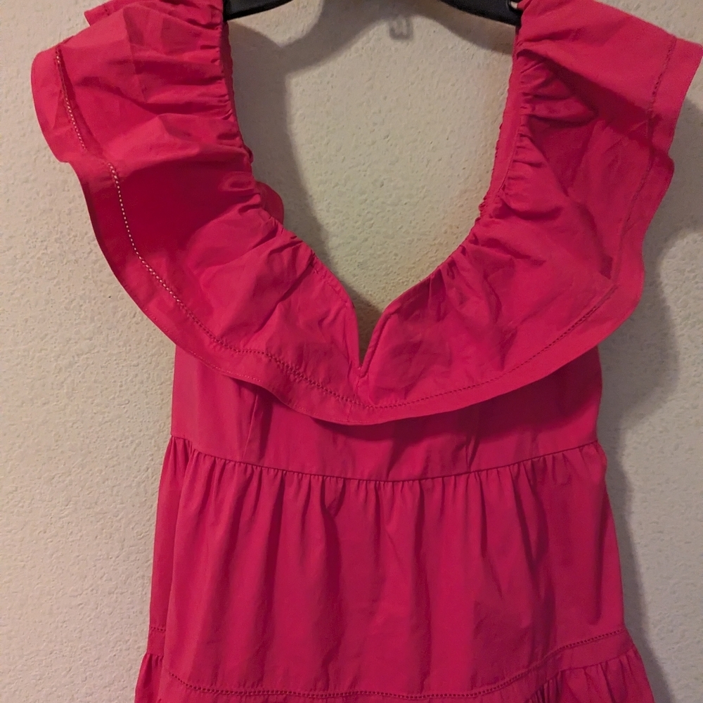 Saylor Pink Ruffle Dress - Picture 5 of 7